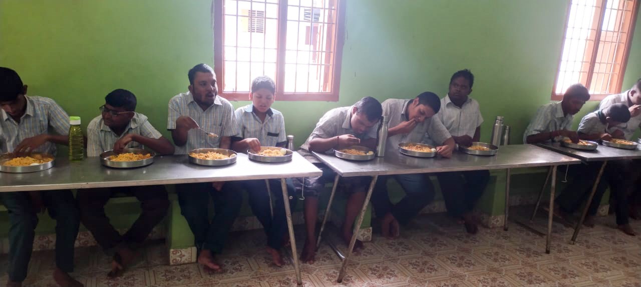 1 week of Food provided to Best new life shelter center, ARKOT 