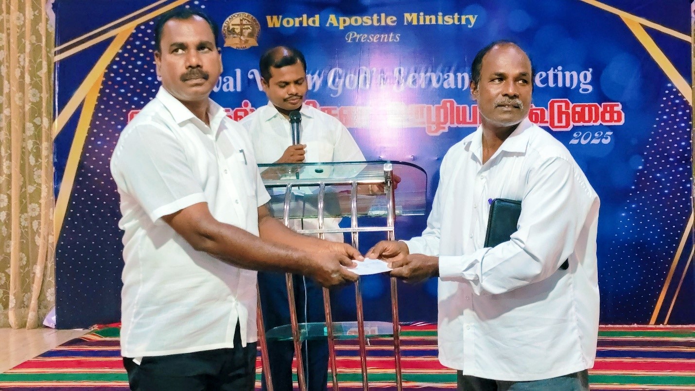 Pastors meeting was held at Vellore on 08.08.2025