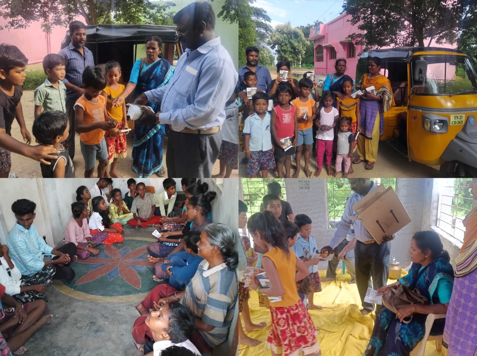 Donation Was Made To Apostle S. Anandababu For Children's Ministry 