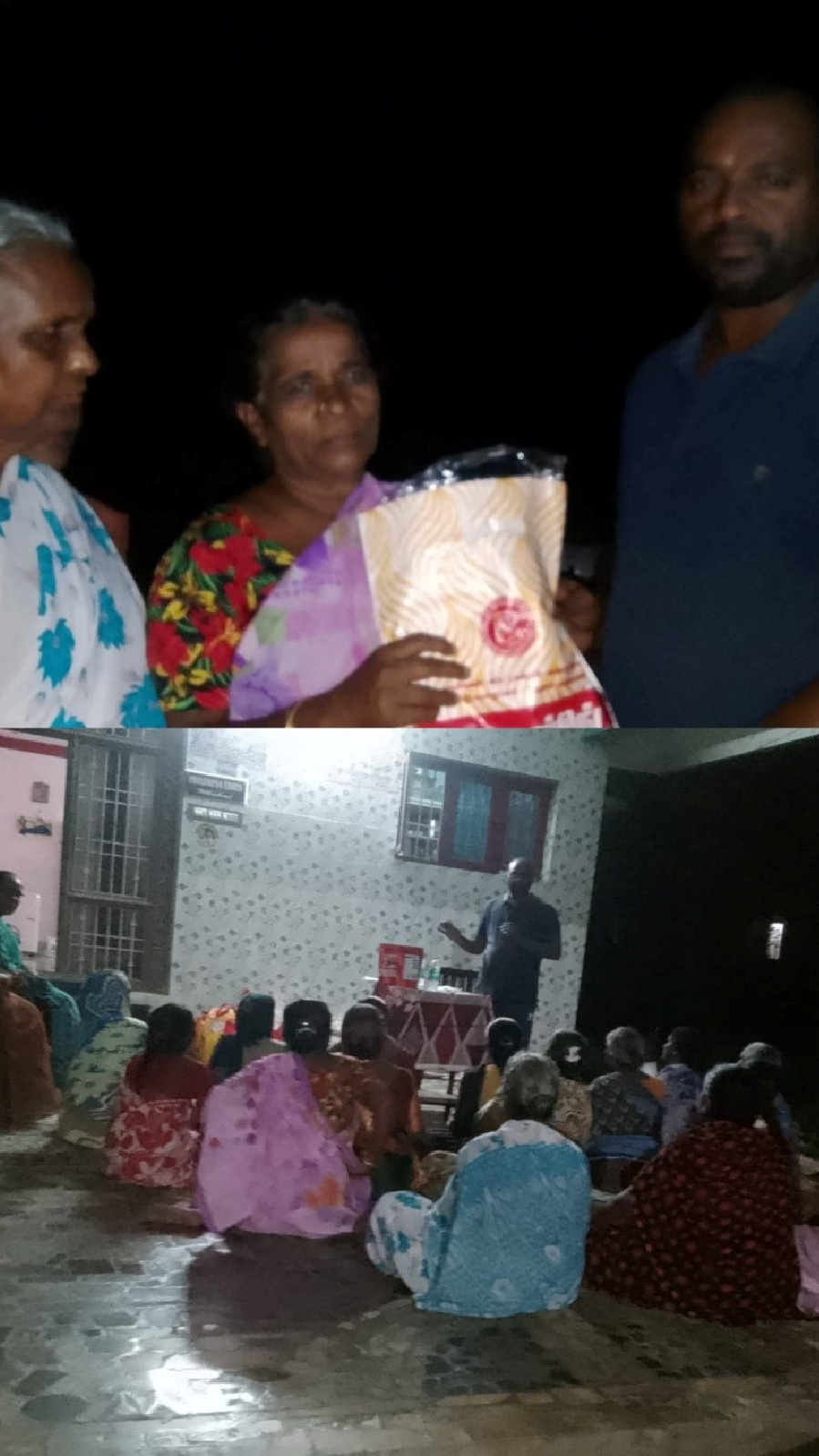 🗓️30 Sarees Provided To Thendral Movement For Widow’s And Old Age