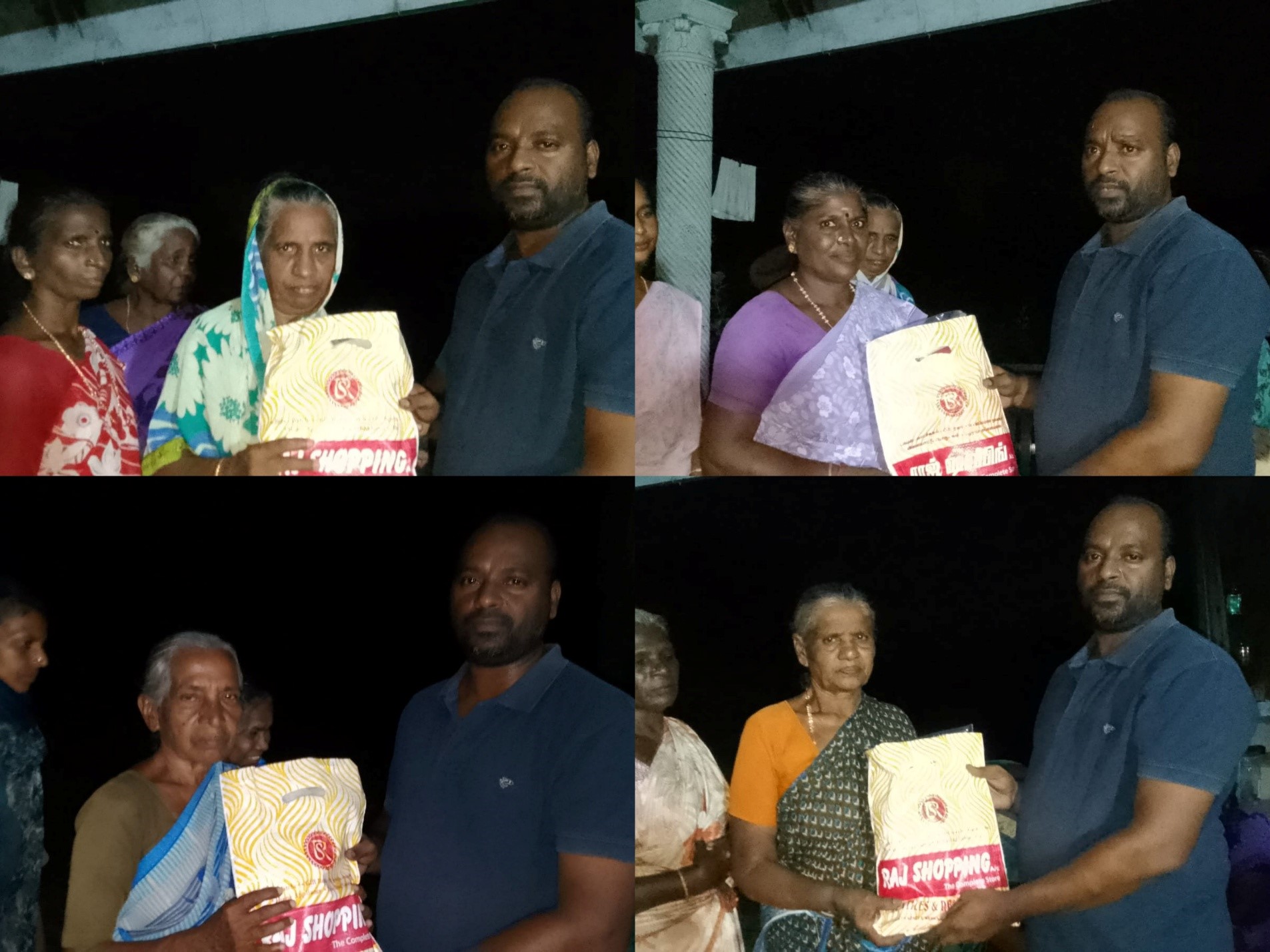 🗓️30 Sarees Provided To Thendral Movement For Widow’s And Old Age